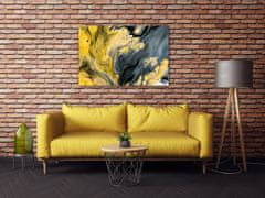 Impresi Obraz Abstraktní žluto šedý - 60 x 40 cm