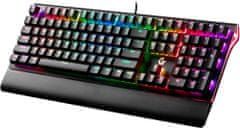 CZC.Gaming Hexblade, herní klávesnice, Cherry MX Silent Red, CZ (CZCGK1000)