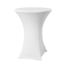 DENA Elastický potah ONYX PRO na koktejlové stoly Ø 80-85 cm, 210 g/m², Bílá