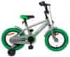 Amigo Sportovní dětské kolo pro kluky, 14", šedá / zelená