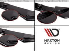 Maxton Design spoiler pod přední nárazník ver.3 pro Škoda Octavia RS Facelift Mk3, černý lesklý plast ABS