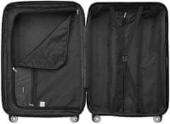 AVANCEA® Cestovní kufr DE1024MC Stříbrný S 56x39x25 cm