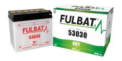Fulbat baterie 12V, 53030, 30Ah, 300A, pravá, konvenční 186x130x171, FULBAT (vč. balení elektrolytu) 550544