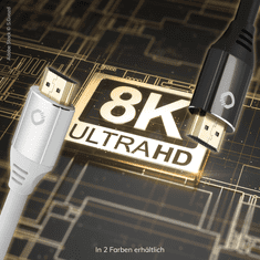 Oehlbach 8K Ultra High Speed HDMI Kabel Black Magic MKII. - 2m bílá