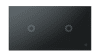 Glasense skleněný 2-panel 1 + 1 tlačítkový, Graphenium Black 