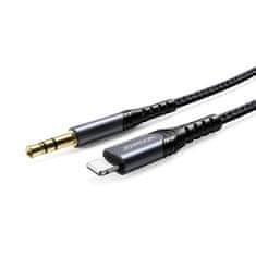 Joyroom Hi-Fi Audio kabel 3.5 mm jack / Lightning 1m, černý