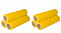 CZECHOBAL, s.r.o. 6 x Ruční fixační fólie žlutá 500 mm, 23µm, 2,3 Kg, 200 metrů