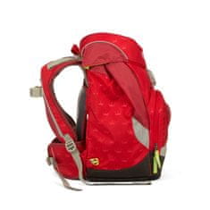 Ergobag Školní batoh pro prvňáčky Ergobag prime - Červený s korunkami