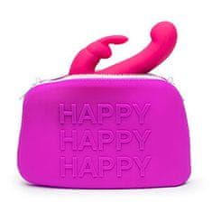 Happy Rabbit Diskrétní kapsa na erotické pomůcky Happy Rabbit HAPPY Storage Zip Bag Large Purple