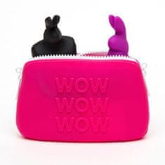 Happy Rabbit Diskrétní kapsa na erotické pomůcky Happy Rabbit WOW Storage Zip Bag Small Pink