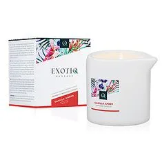 Exotiq Vášnivá masážní svíčka ExotiQ Massage Candle Vanilla Amber 200g