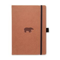 Dingbats* Zápisník A5+ Wildlife Brown Bear, tečkovaný