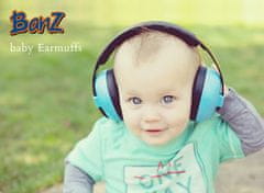 Baby Banz Dětská ochranná sluchátka tyrkysová Baby 3m+