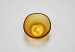 AXUM Bohemia CUPOTEA skleněná miska d120 mm zlatá