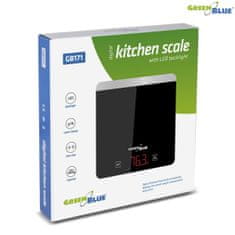 GreenBlue GB171 digitální kuchyňská váha s LED displejem do 5kg / 1g
