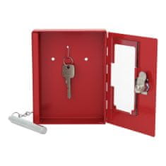 Rottner NSK1 skříňka na nouzový klíč červená | Cylindrický zámek | 12 x 15 x 3.8 cm