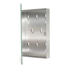 Rottner KeyGlass skříňka na klíče bílá | Magnetický uzávěr | 20 x 30 x 4 cm