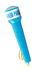 Teddies Mikrofon karaoke modrý na baterie