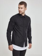 Urban Classics Pánská flanelová košile Ejorn černá S