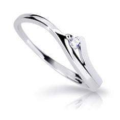 Cutie Diamonds Půvabný prsten z bílého zlata s briliantem DZ6818-1718-00-X-2 (Obvod 60 mm)
