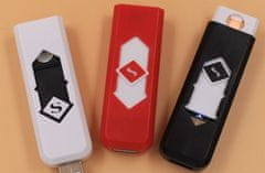 CoolCeny Elektronický USB zapalovač - Bílá