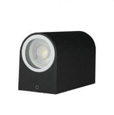 LED Solution Černé fasádní svítidlo kulaté 2x GU10 7509