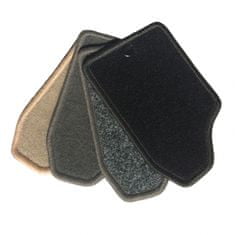 Vopi Textilní autokoberce Toyota Yaris 2010-2020 (koberec do kufru), barva koberce: černá, barva obšití: černé