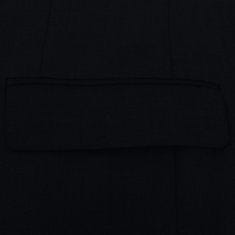 Greatstore Pánský dvoudílný business oblek černý + kalhoty navíc, vel. 52