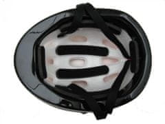360Fly Dětská cyklistická helma Fly modrá s kytičkami M