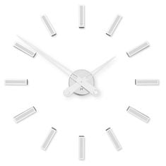 Future Time Designové nalepovací hodiny Future Time FT9600WH Modular white 60cm