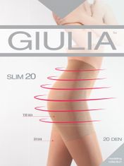 Giulia Dámské punčochové kalhoty SLIM 20 - GIULIA černá 2-S