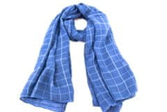 Arteddy Dámský šátek s potiskem čtverců Arteddy - modrá