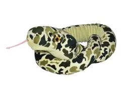 COOLKOUSKY Plyšový had zelený 137 cm