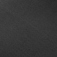 Greatstore 4místná pohovka černá textil