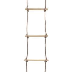 Vidaxl Dětský provazový žebřík 290 cm dřevo