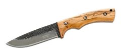 Herbertz 104210 vnější nůž 10,5 cm, dřevo Zebrawood, kožené pouzdro