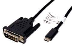 Roline Kabel USB C(M) -> DVI-D(M), 2m (11.04.5831)