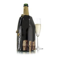 Vacu Vin Aktivní chladič na šampaňské - motiv lahví