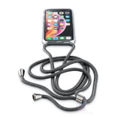 CellularLine Neck-Case se šňůrkou na krk pro iPhone Xr Černá