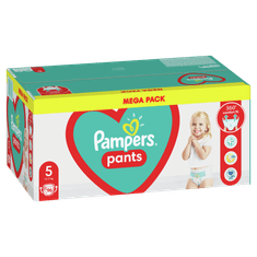 Pampers Plenkové kalhotky Pants 5 Junior Mega Box (12-17 kg) 96 ks
