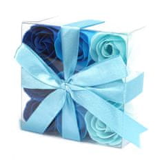 AWGifts Mýdlové růže 9ks - svatební modré