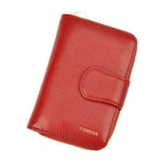 Gregorio Červená dámská kožená peněženka s přepínkou