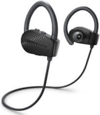 Earphones Bluetooth Sport 1+, černá