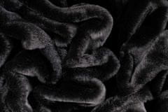 Lalee Deka Heaven Blanket Black Rozměr textilu: 150 x 200 cm