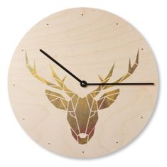 Mašek Dřevěné nástěnné hodiny Cervosii 29 cm