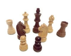 Chopra Šachy Staunton Senator De Luxe s intarzovanou skládací šachovnicí Old Style