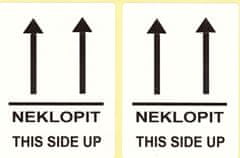 S&K Label Etikety 80 x 60 mm, s potiskem "NEKLOPIT"