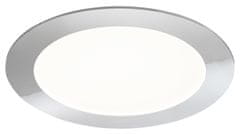 Rabalux  LED zápustné stropní svítidlo Lois 12W | 800lm | 4000K | IP44 - průměr 17cm, chrom