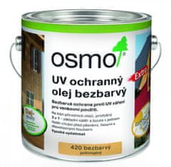 OSMO 420 a 410 UV ochranný olej BEZBARVÝ 0,75 l - 420 bezbarvý s účinných látek - exteriér