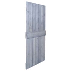 Greatstore Dveře 90 x 210 cm masivní borové dřevo šedé